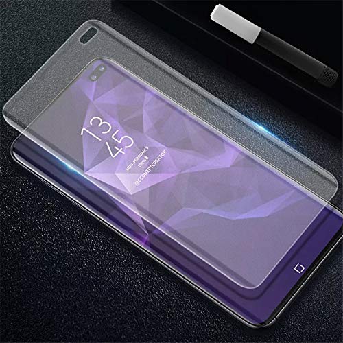 Samsung Galaxy S10/S10+/S10 5G One Minute AR Nano Liquid Premium UV Screen Protector with Edge to Edge Full Coverage. 