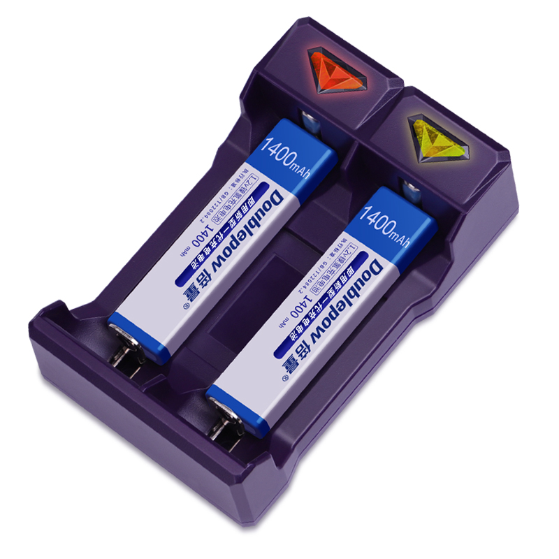 Doublepow UK201 1.2V AA/AAA/SC/C Size Fast Charging Battery Charger With Full Charge Indication System - 1 Piece. 