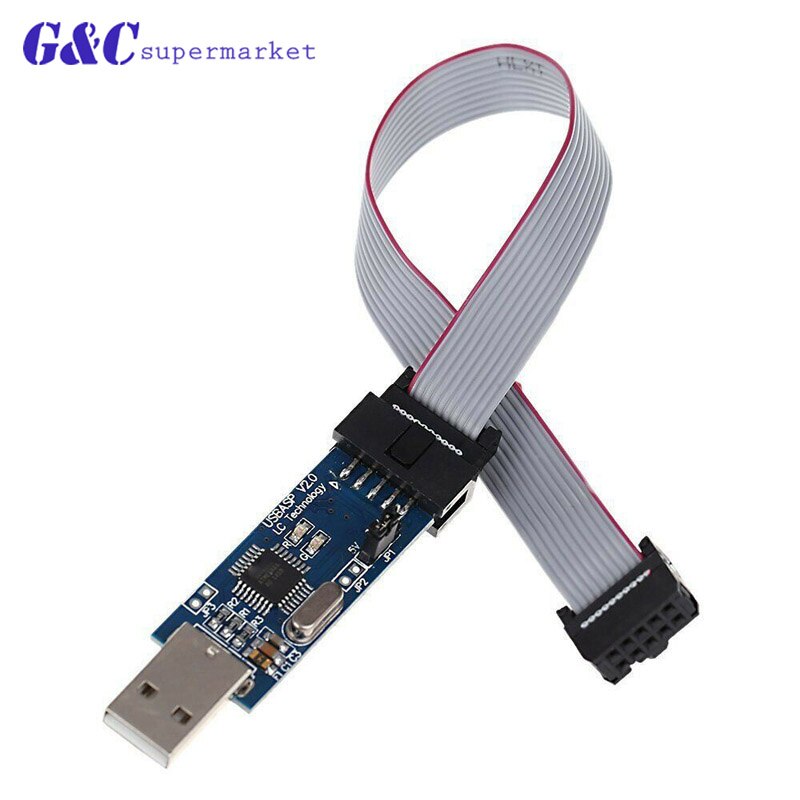 【happy one】AVR ATMEGA16 Minimum System Board ATmega32 Development Board + USB ISP USBasp Programmer For ATMEL diy kit. 