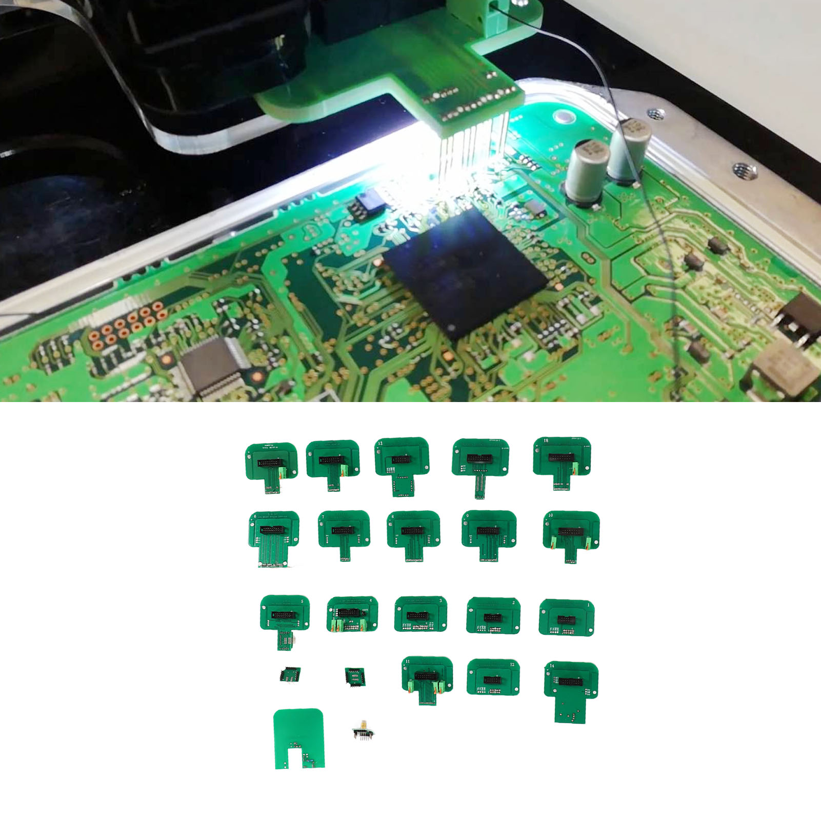 ECU Chip Tuning Tool, High Performance BDM Adapters ABS for K-TAG ECU Programmer. 