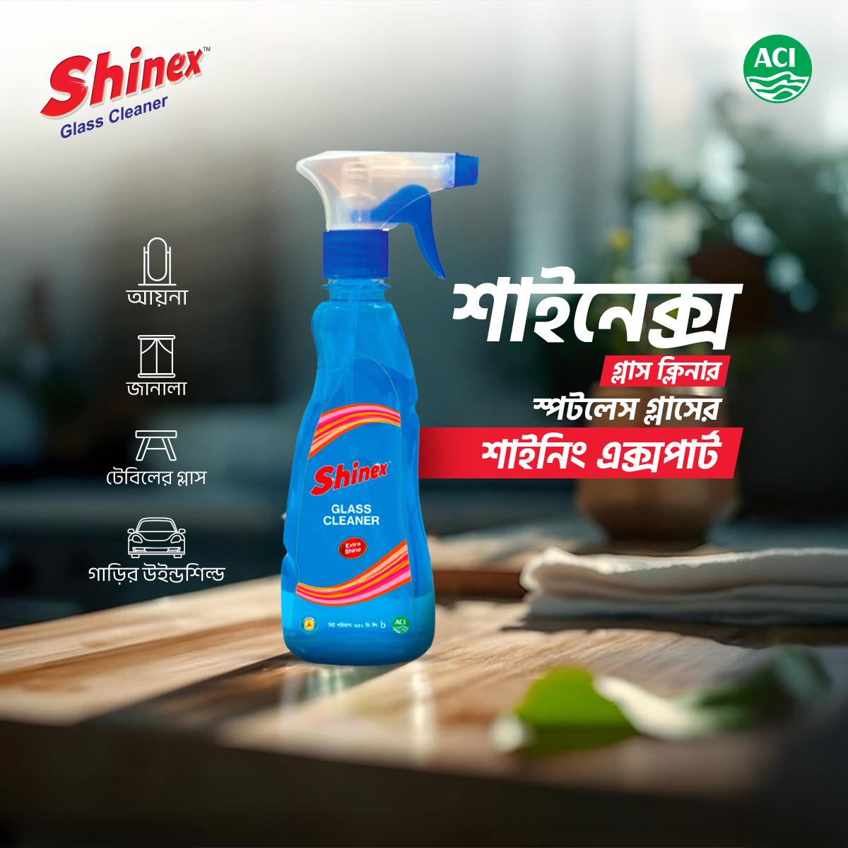 Cl. Shinex GC Refill - 350ml - glass cleaner. 