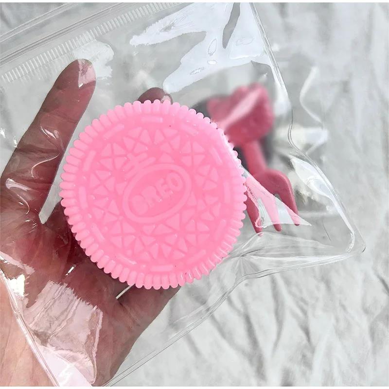 Big Oreo Squishy Table Handmade Silicone Stress Relief Squishy Toy Mochi Taba Squishy New Fidget Toy Biscuit Pinching Toy. 