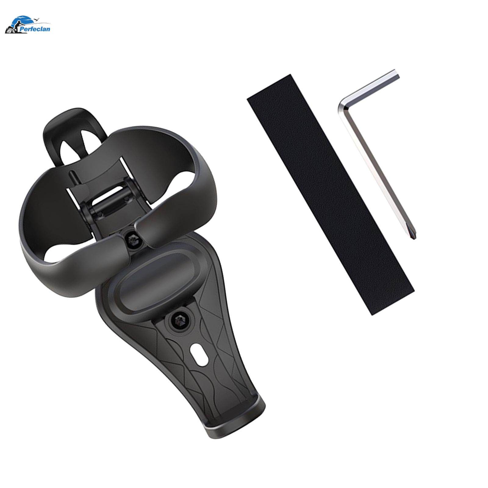 Motorcycle Bottle Cage Bottle Holder for 20-28mm Handlebar Black. 