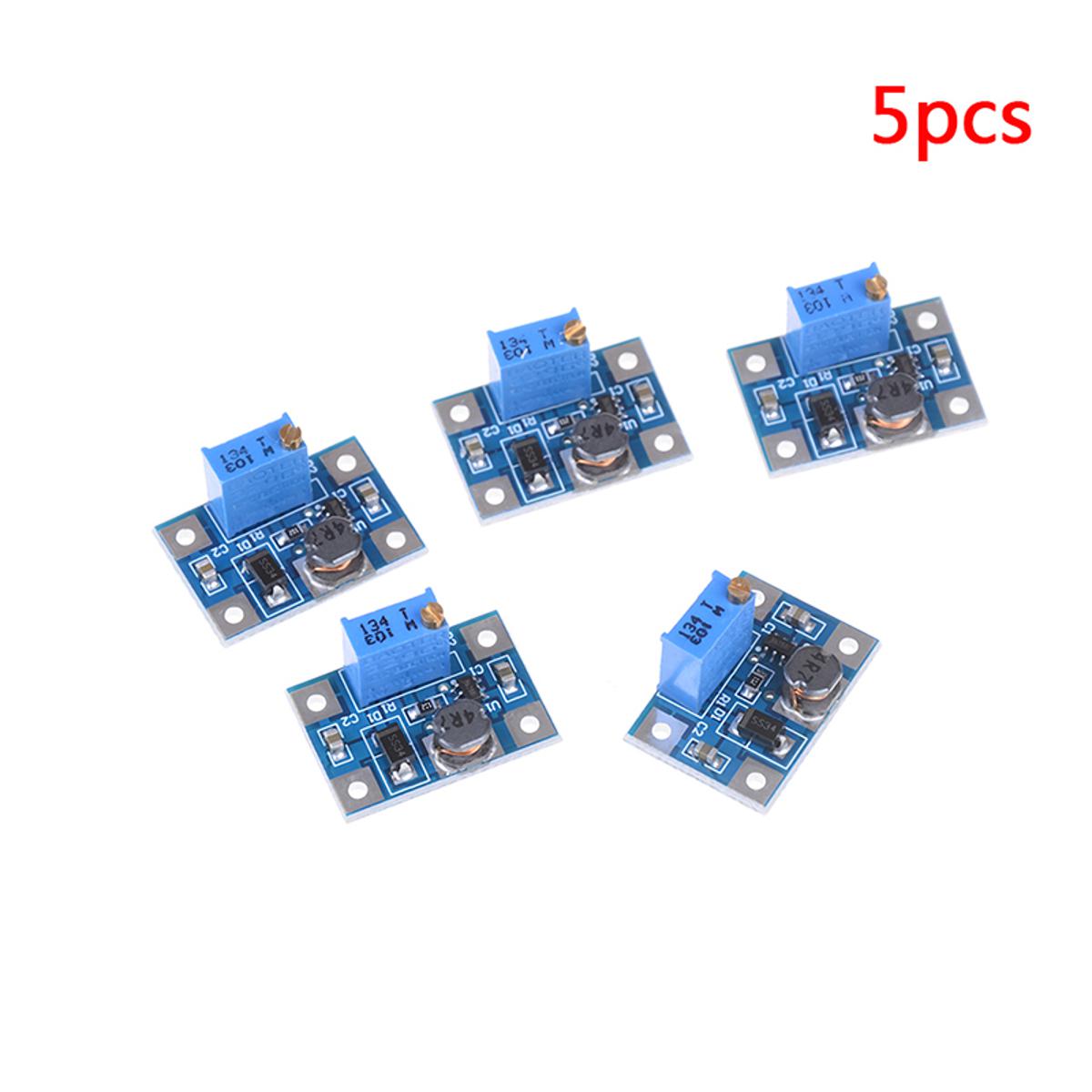 5pcs 2-24V to 2-28V 2A DC-DC SX1308 step-up adjustable power module Encounter