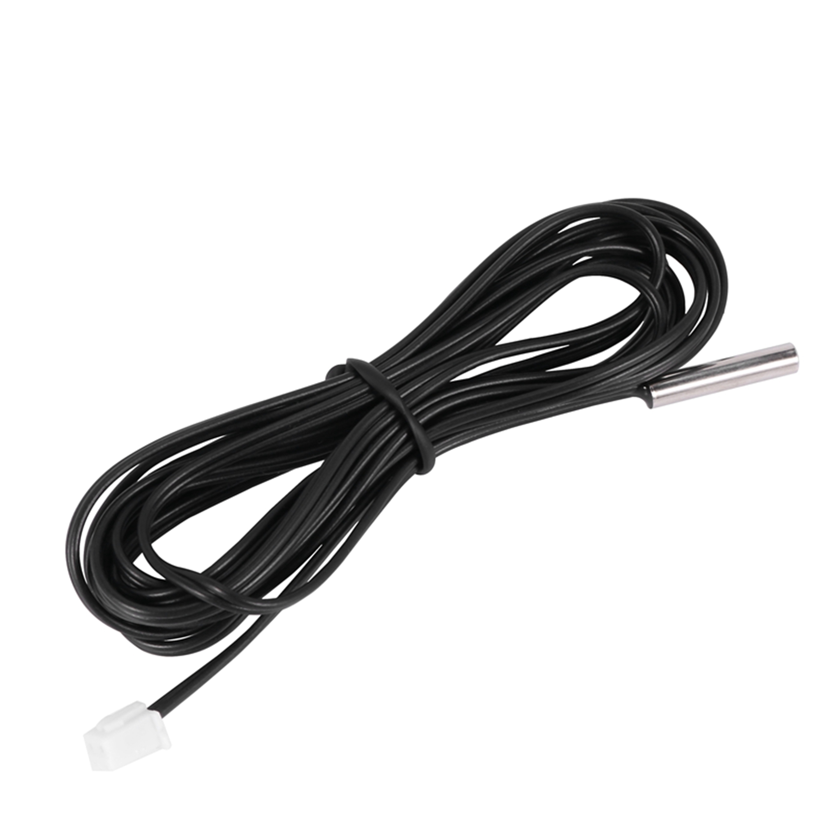 2X 2 m NTC thermistor temperature sensor waterproof probe wire 10 K 1% 3950 black. 