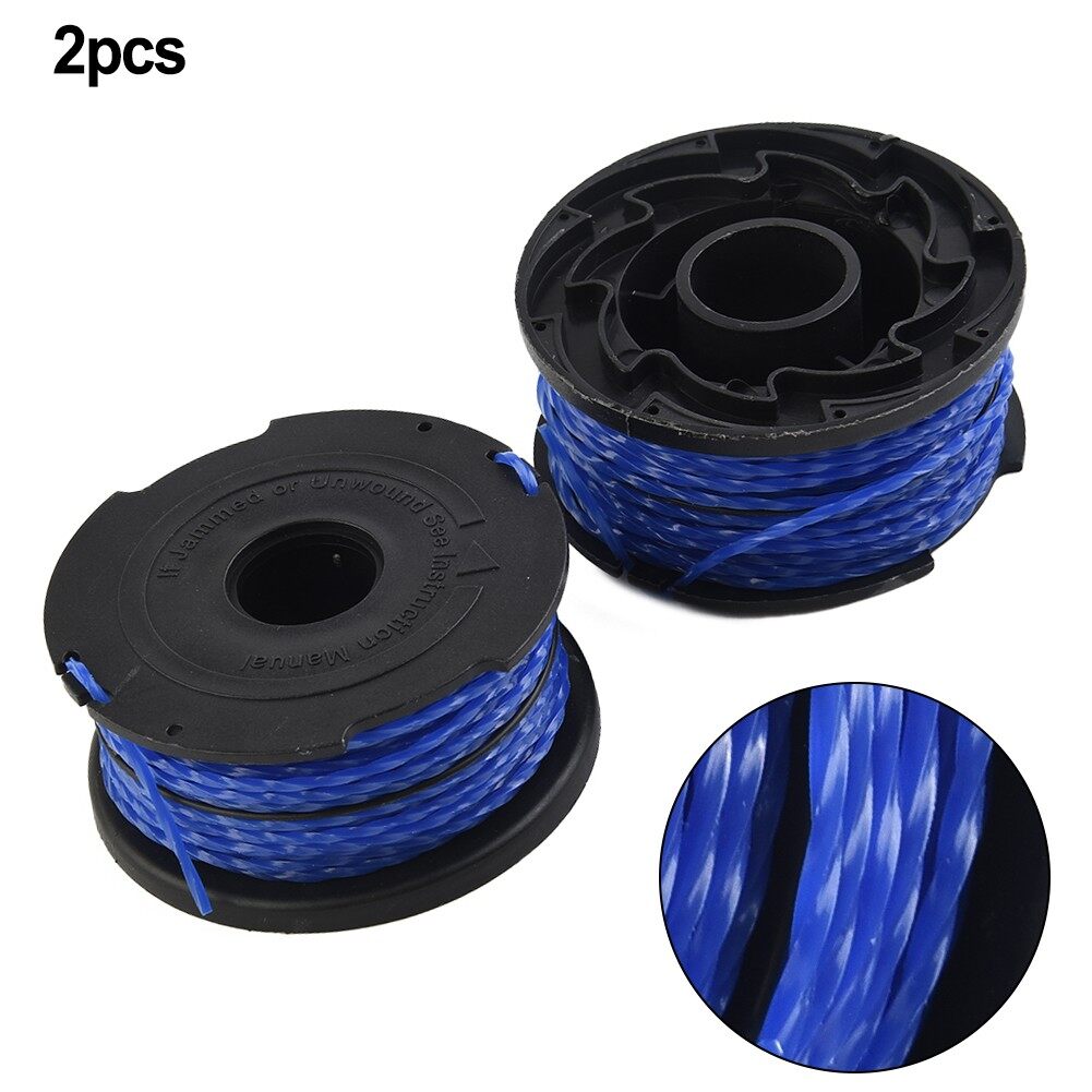 2x Spool & Line For BLACK+DECKER GL652 GL653 GL65 String Trimmer Spare Parts. 