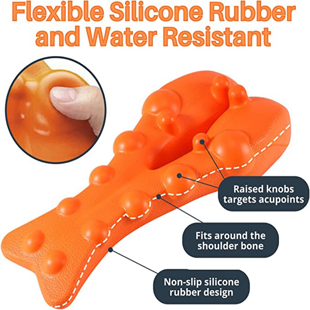 Trapezius Trigger Point Massager Tool, Acupressure for Tension Headache, Migraine, Occipital Release,Cervical TMJ Pain Relief. 