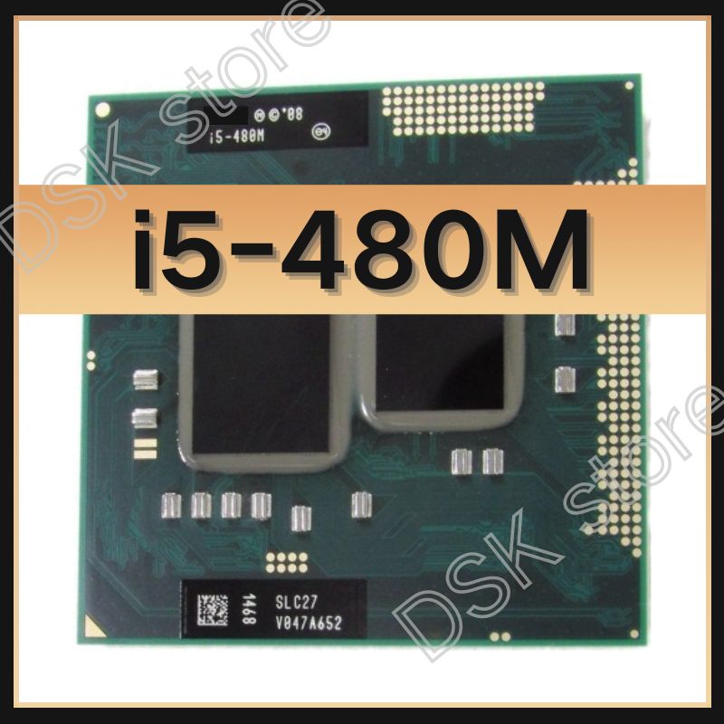 Core I5 480m cpu 3M/2.66GHz/2933 MHz/dual core laptop processor I5-480M i5 480m compatible HM57 HM55