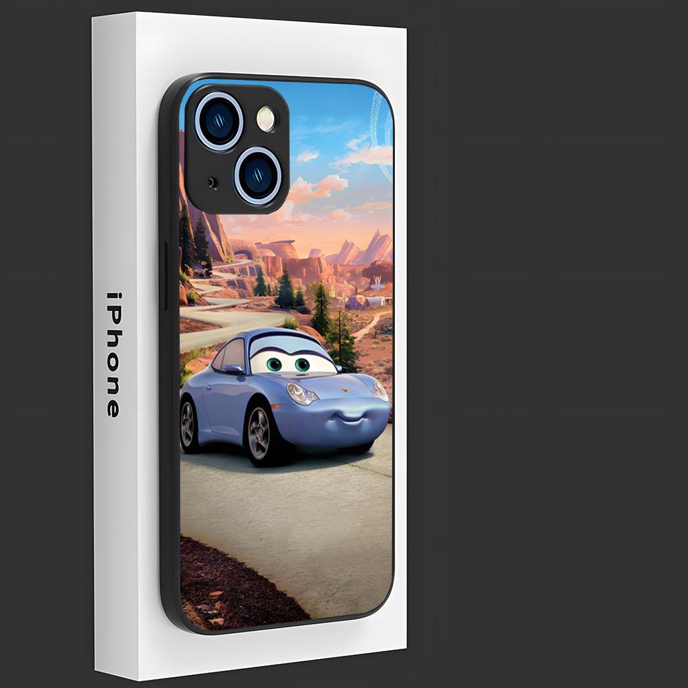 Disney Cars Lightning McQueen Phone Case for iphone 15 Pro Max 14 Mini 13 12 11 X Xr Xs 15 8 Plus Luxury Soft Back Cover. 