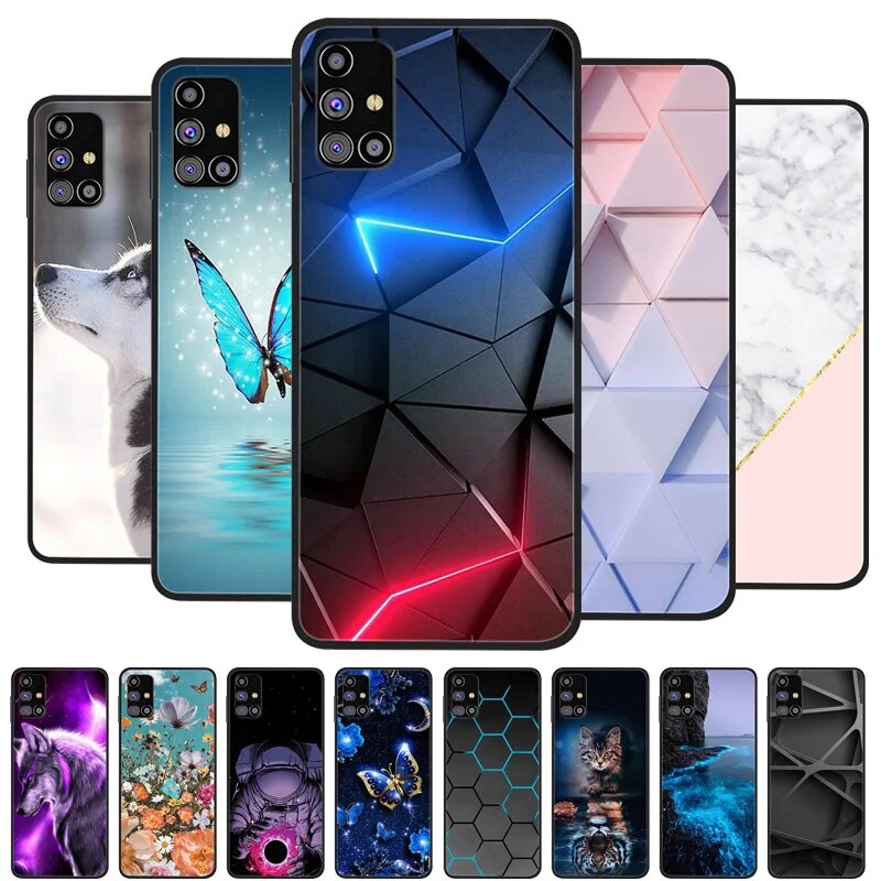 For Samsung M31s Case Silicon Back Cover Phone Case For Samsung Galaxy M31s Cases for Galaxy M31 S M31s M 31S Soft bumper Funda