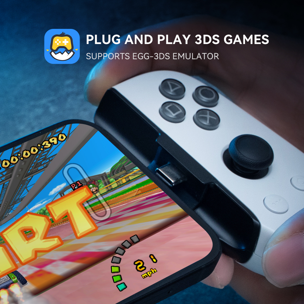 LEADJOY M1C+ Mobile Phone Gamepad Gaming Controller for iPhone 15 Android 3Ds emulator Cloud Gaming with Hall Effect Joystick. 