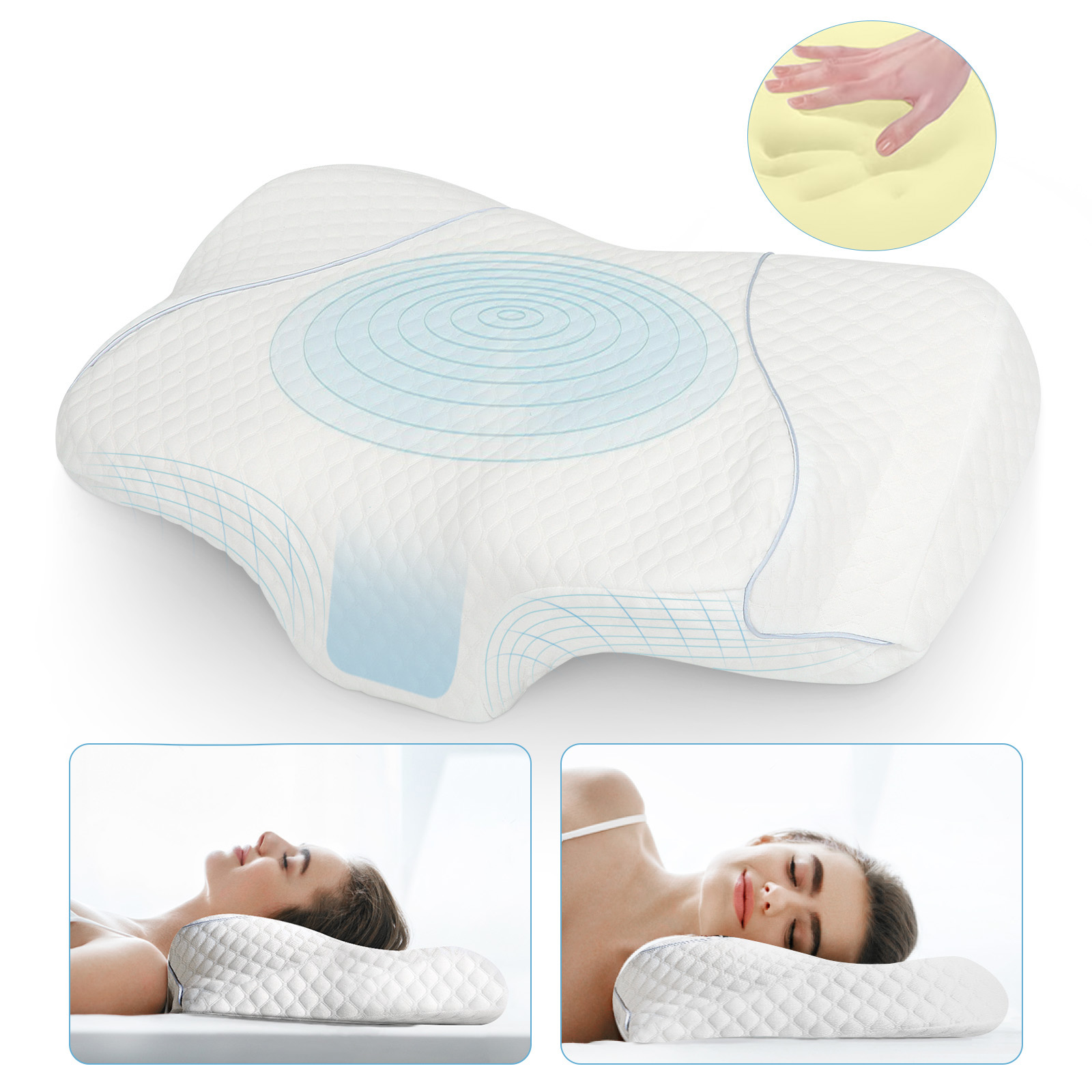 Softly Memory Pillow High-quality slow rebound material Help sleep. 