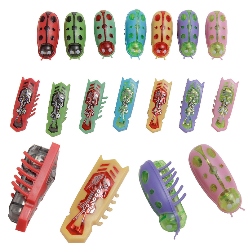 Funny Electric Bugs Cat Toy Automatic Escape Mini Robot Bug Vibration Insect Toys for Cats Battery Operated Cockroach Ladybug. 