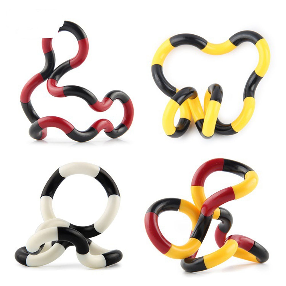 【Yurui】New Tangle fidget toy Variety of twited rope Twiting ring toy muic decompreion toy decompreion vent. 