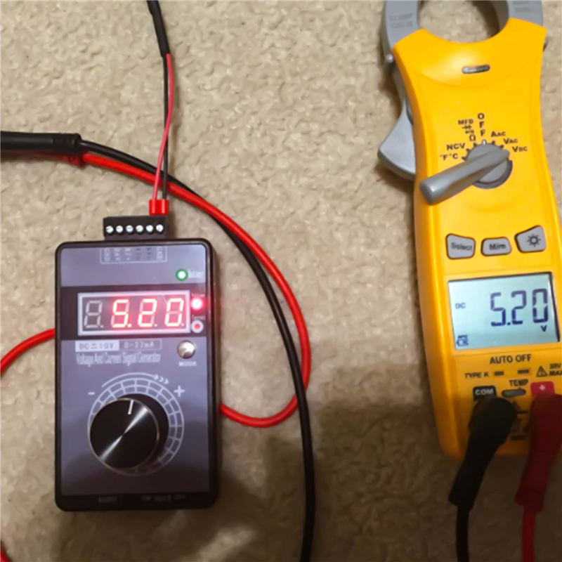 Precision 4-20MA Current Voltage Signal Generator, Analog Simulator for PLC and Panel Debugging, Frequency Converter. 