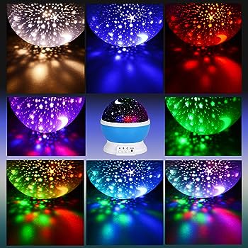 Star Master Dream Rotating Color Changing Projection Lamp. 