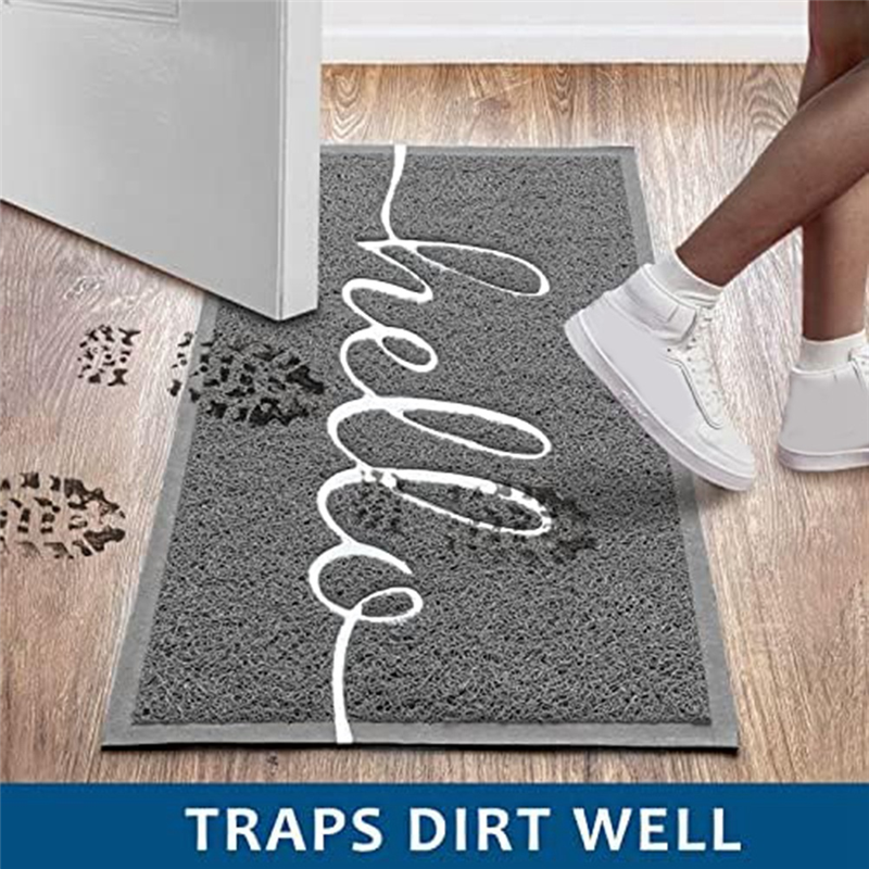 Upgraded Door Mat Durable Floor Mat Non-Slip Rug Ultra Absorb Mud Easy Clean Front Doormat. 