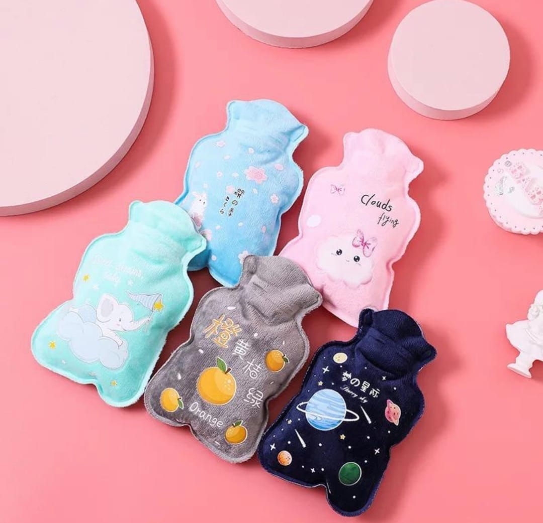 1pc Mini Hot Water Bag with Soft Cotton Mini. 