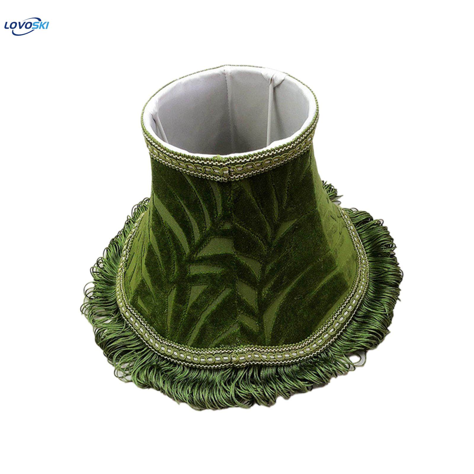 Lamp Shade Lampshade Geometric Fringed 70S for Bedside Living Room Dome. 