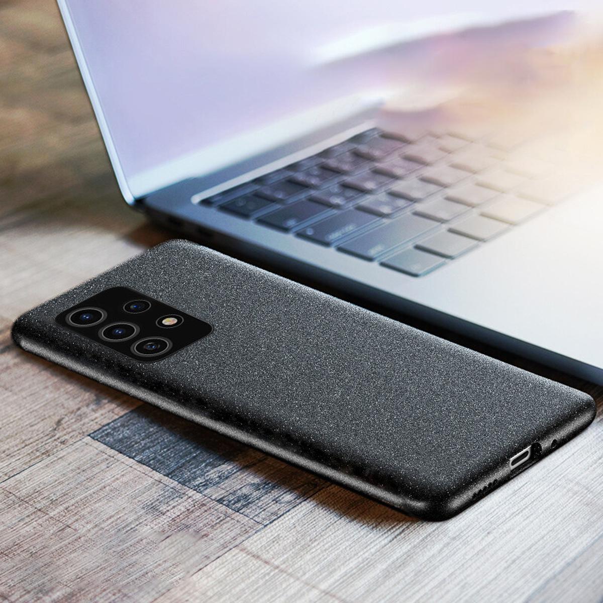 For Galaxy A72 Phone Case Anti Shock Slim Soft Matte Quicksand Phone Cover for Samsung A72 Cases