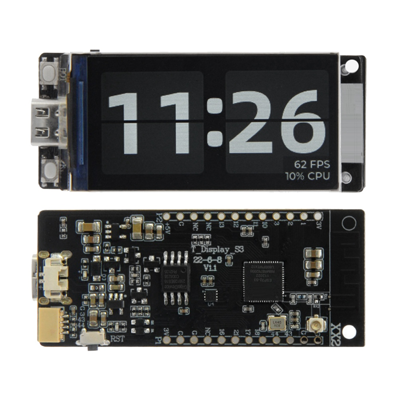 Development Board WIFI T-Display-S3 ESP32-S3 1.9 Inch ST7789 Bluetooth 5.0 Wireless Module