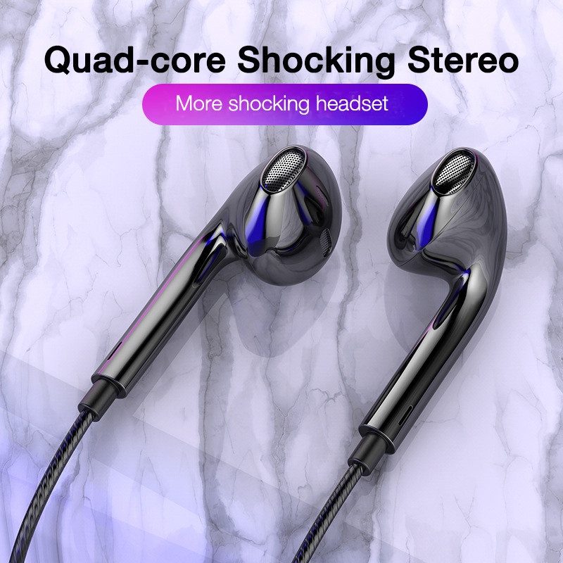 Newmsnr headset with Microphone headset Noise Cancellingearpiece 3.5mm Portable Wired headset Volume Control headset Android earpiece