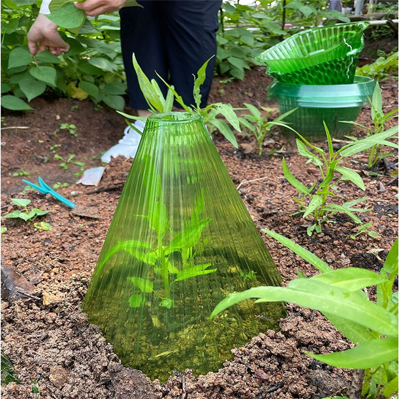 30Pcs Plant Cover Reusable Light Transparent Anti-Frost Yard Supplies