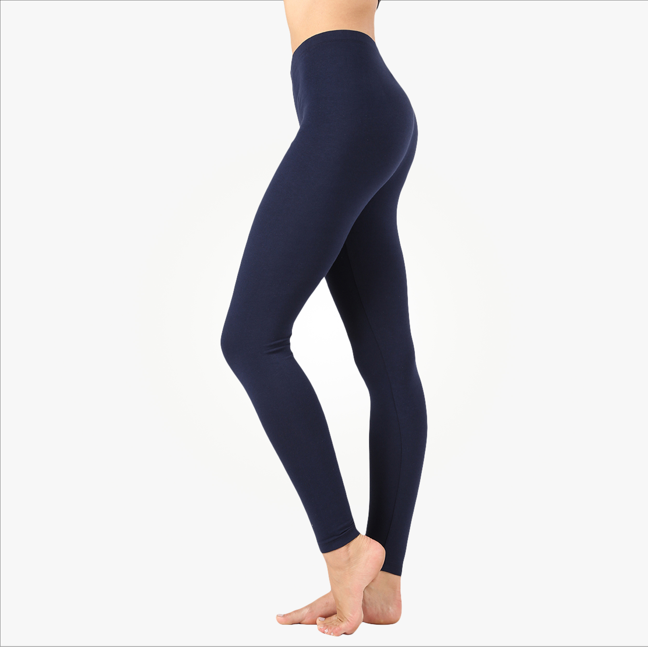 Women Basic Solid Color Cotton Full 