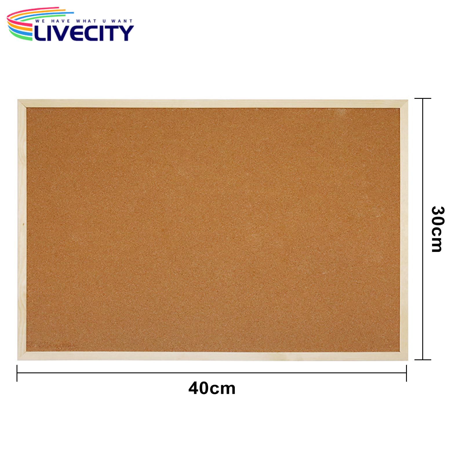 Durable Cork Board with Wood Frame Versatile Cork Board for Notes Pictures Memos Durable Wood Frame Ideal for Home Office Use Wood Frame Cork Board. 