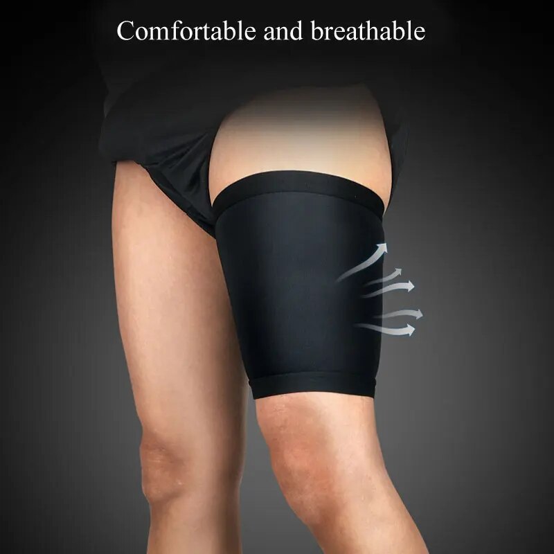 Tcare Thigh Wrap Hamstring Brace Support Compression Sleeve for Pulled Hamstring Strain Injury Tendonitis Rehab and Recovery New. 