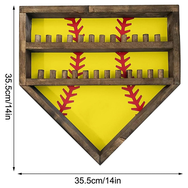 Baseball Holder Display Case Baseball Display Case Baseball Holders for Balls Display Baseballs Wall Display Box Antifade UV Protection Green. 