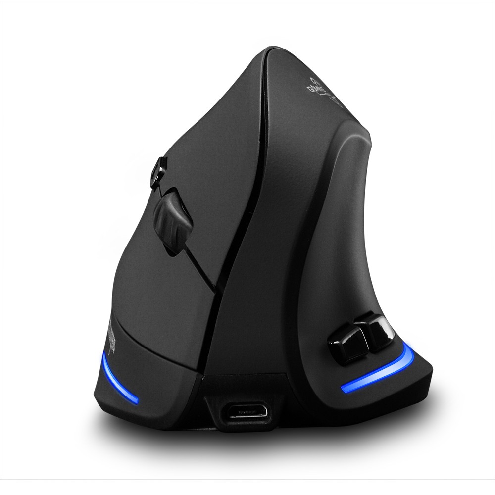 Zelotes F-35 Wireless Vertical Mouse Rechargeable 2400 DPI Optional - 01