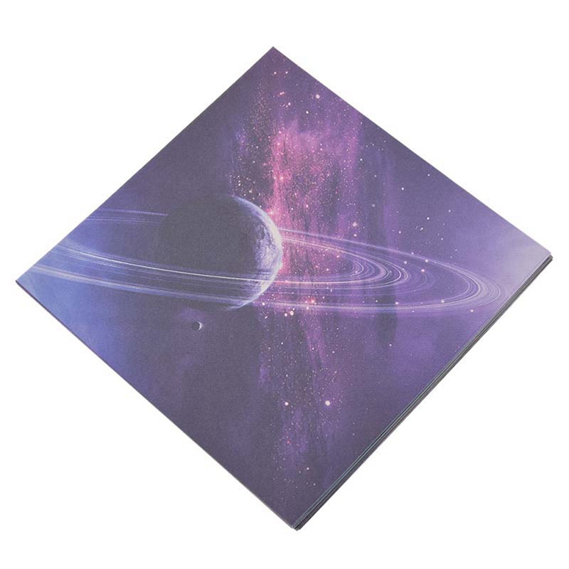 【Yurui】NYT Sheets Scrapbooking Origami Paper Art Background Paper Card & 6 Pcs 4 Gradient Fingerprint Stamp. 