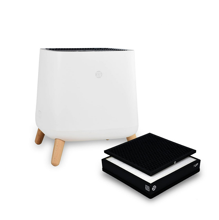 Sqair Chemical Warfare Smart Air Purifier with HEPA (H12) and Carbon Filter for Home and Office | Formaldehyde Odor and Smoke Removal Air Purifier for Kitchen and Room | Bedroom and Living Room Air Purifier for Pollen and Dust Allergies