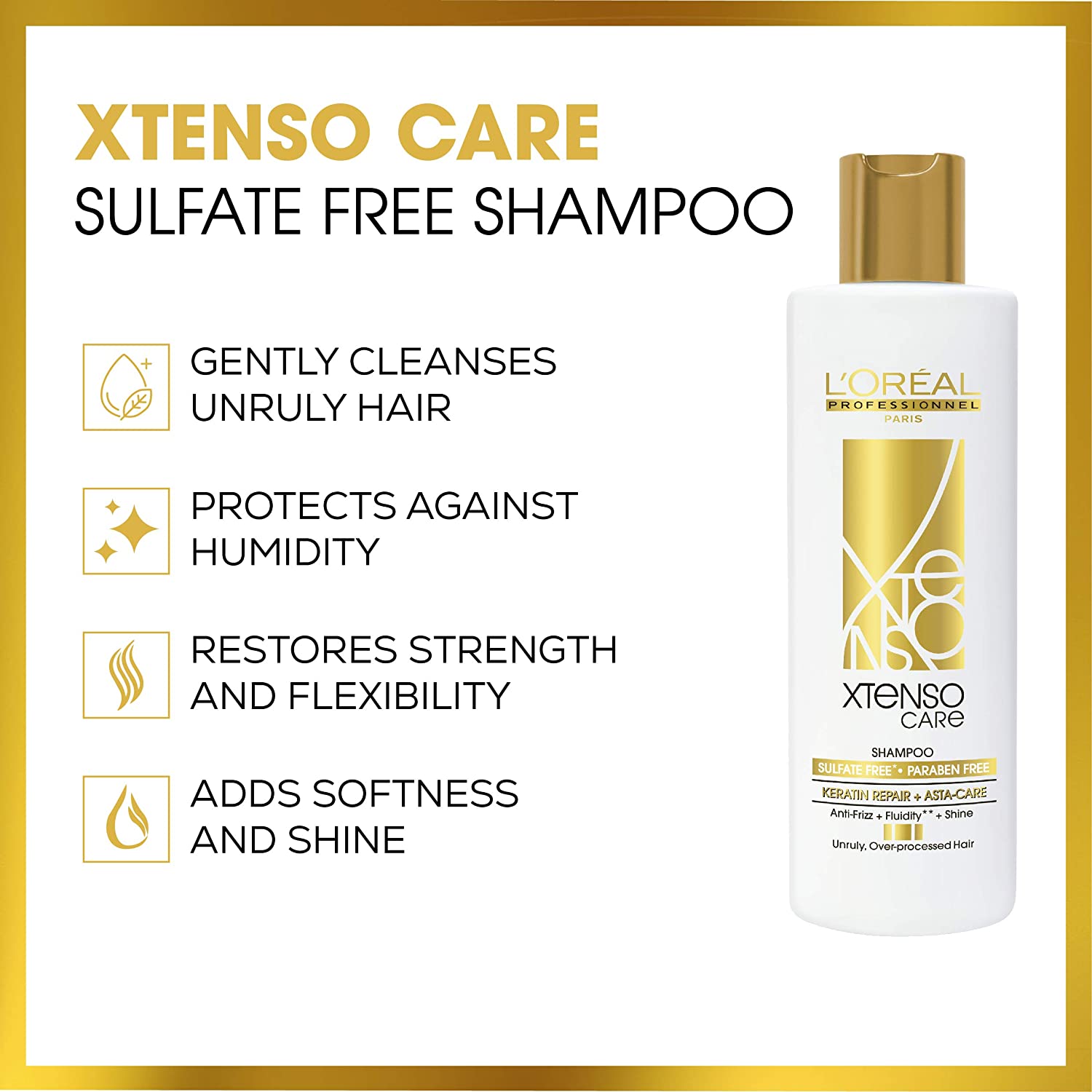 L'Oréal Professionnel Xtenso Care Sulfate-free Shampoo 250 ml,. 