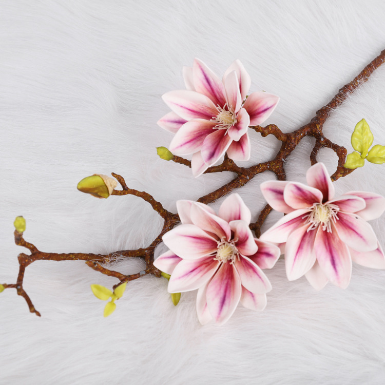 Oulifei Gradient Artificial Flower Simulation Magnolia Chinese Yulanxiang Water Lily Artificial Flowers Simulation Magnolia. 