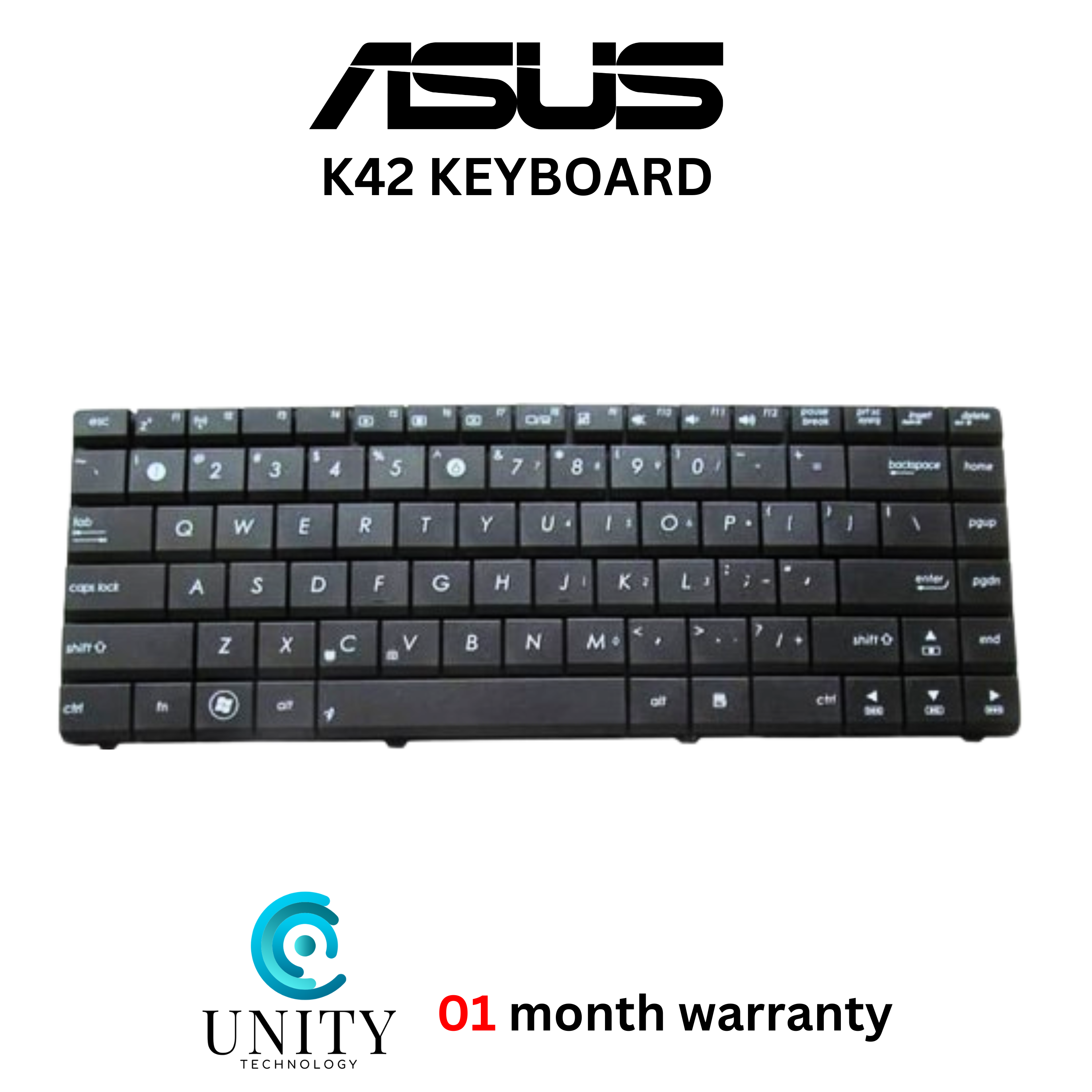 Asus Laptop Keyboard K43 K42 A42 K43BR K43BY K43E K43TA K43TK K43U K43S K42D K42J A42J K42F LAPTOP KEYBOARD. 