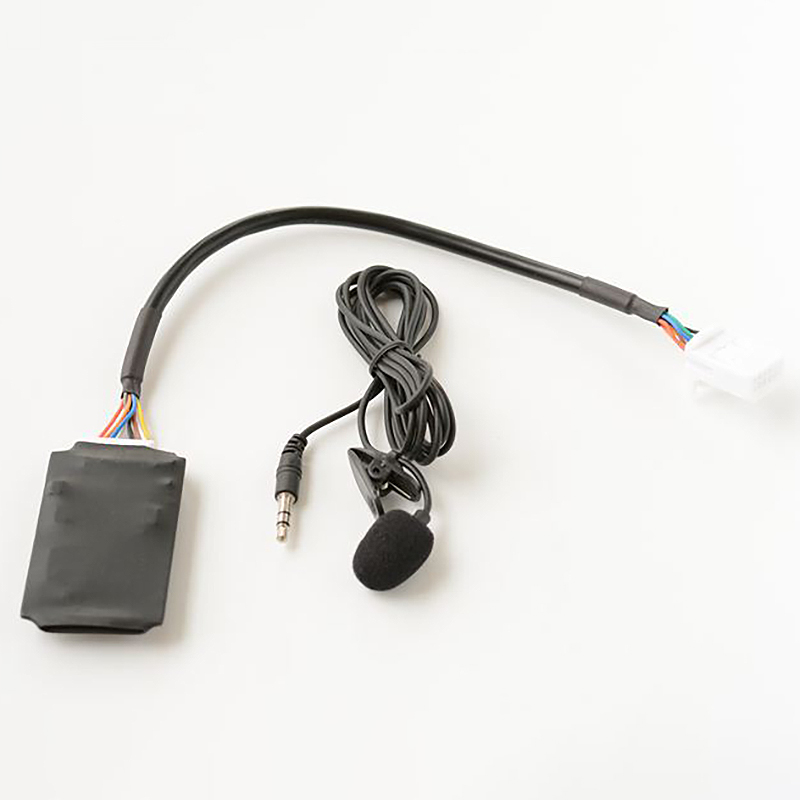for Toyota RAV4 Bluetooth AUX Adapter Handsfree Disc Box Harness with Microphone Bluetooth Connection Module. 