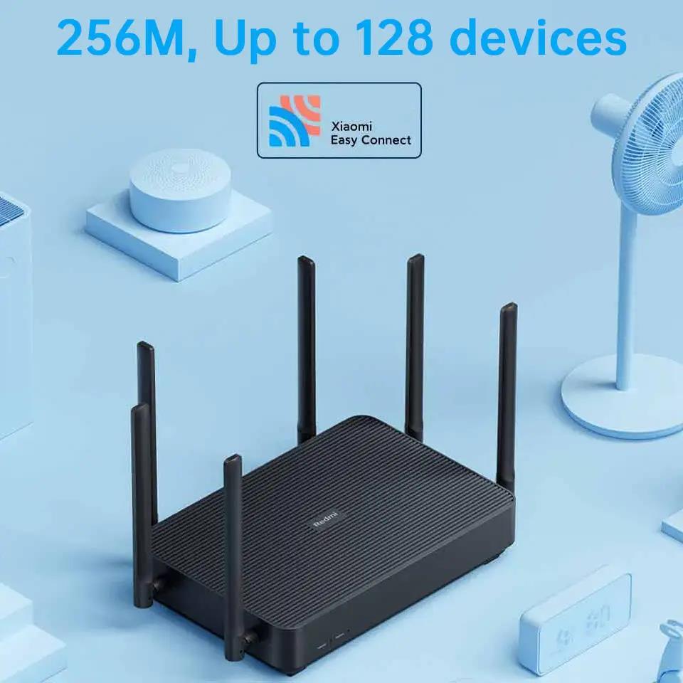 Xiaomi Redmi AX6S Router 3200 Mbps 2.4G 5GHz Mesh WIFI6 256MB Signal Amplifier WiFi Repeate Networking Extender MU-MIMO Parallel. 