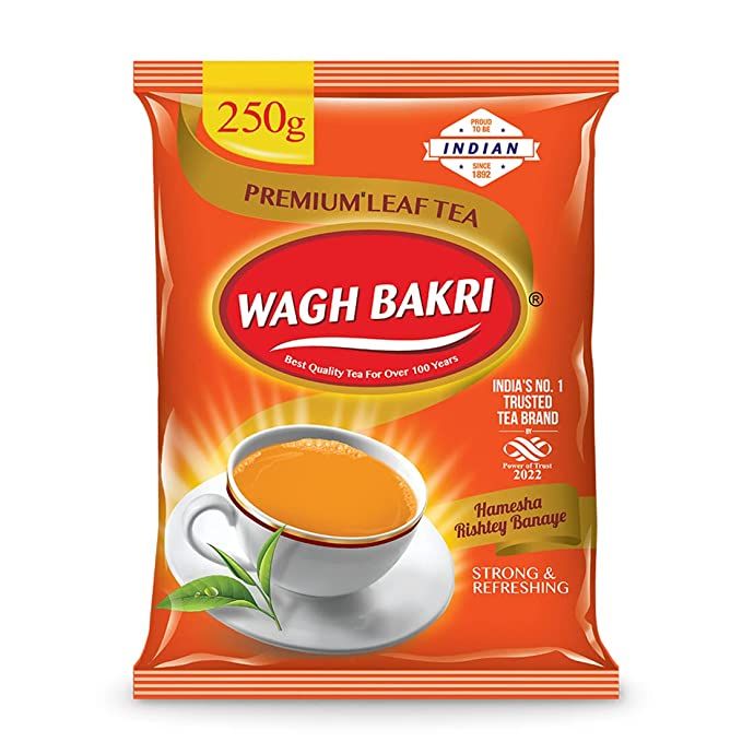 Wagh Bakri Premium Leaf Tea Strong Taste & Refreshing Aroma 250 g. 
