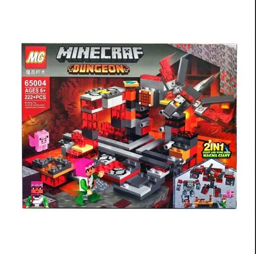 Constructor MG 65004 Dungeon Minecraft "Magma Giant" part 2 Blocks & Building Toys. 