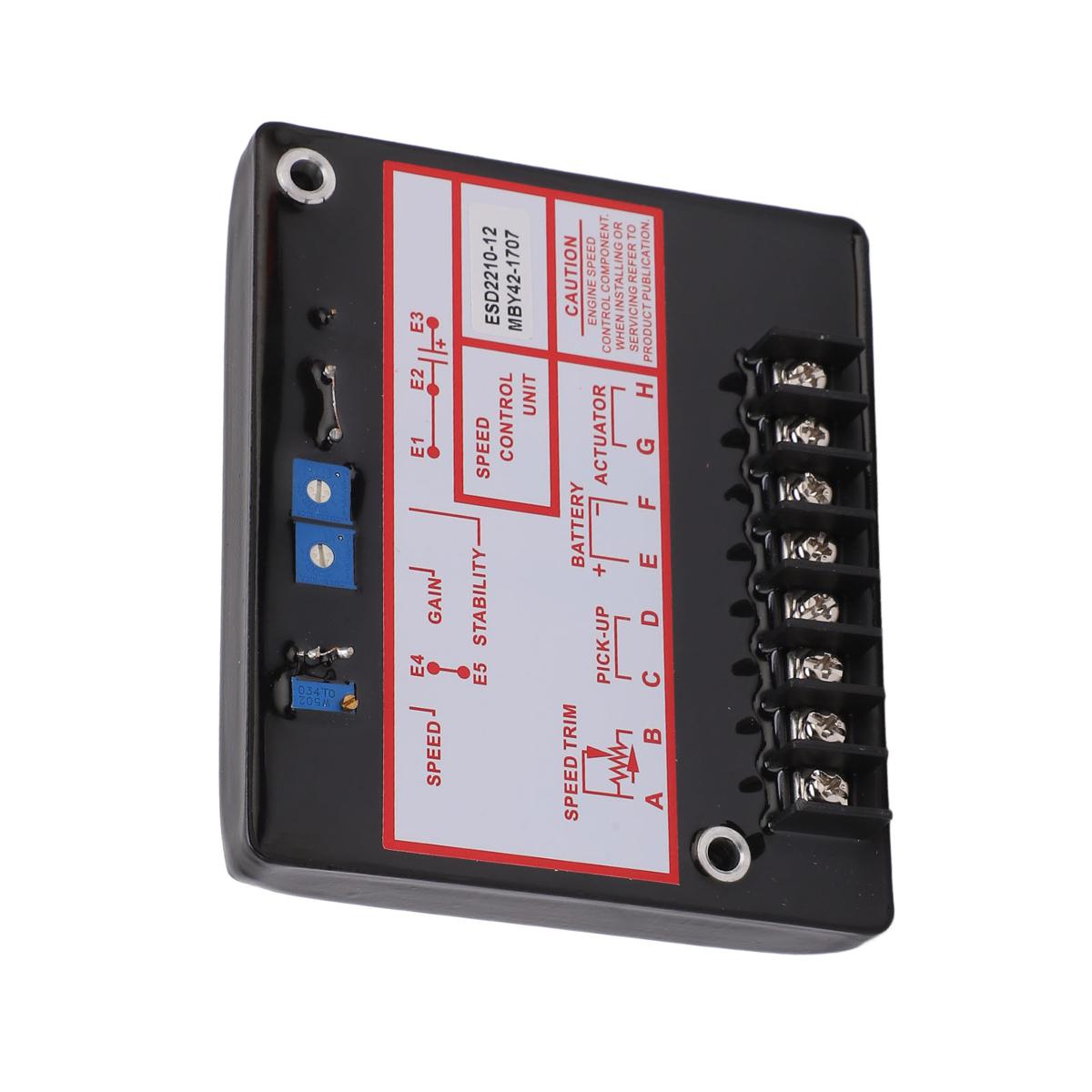 Electronic Engine Controller, DC12-24V ESD2210 12 Generator Speed Governor for Genset Control