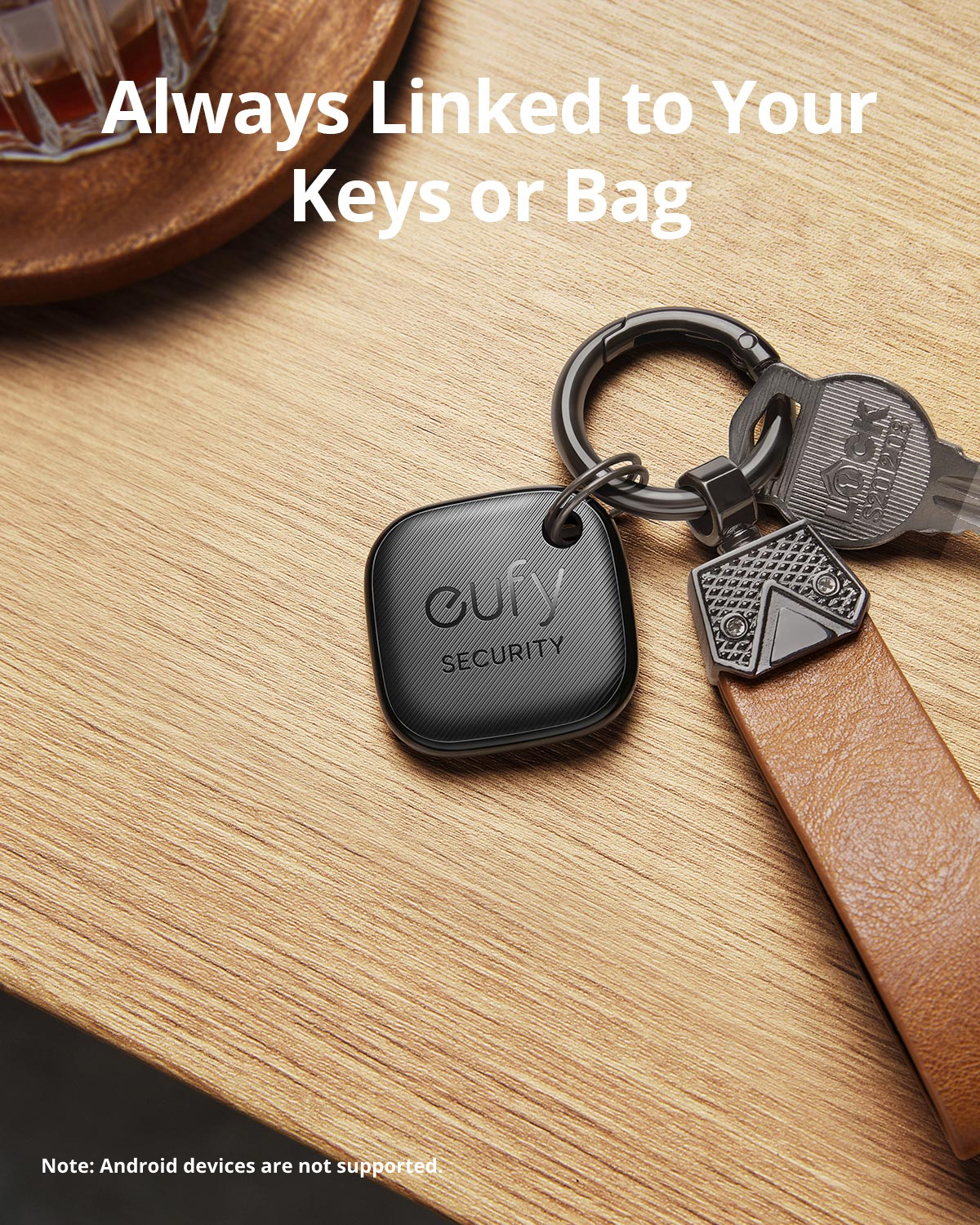 eufy Security SmartTrack Link Works With Apple Find My Key Finder Bluetooth Tracker Tag For Earbuds Luggage Phone Finder IOS. 