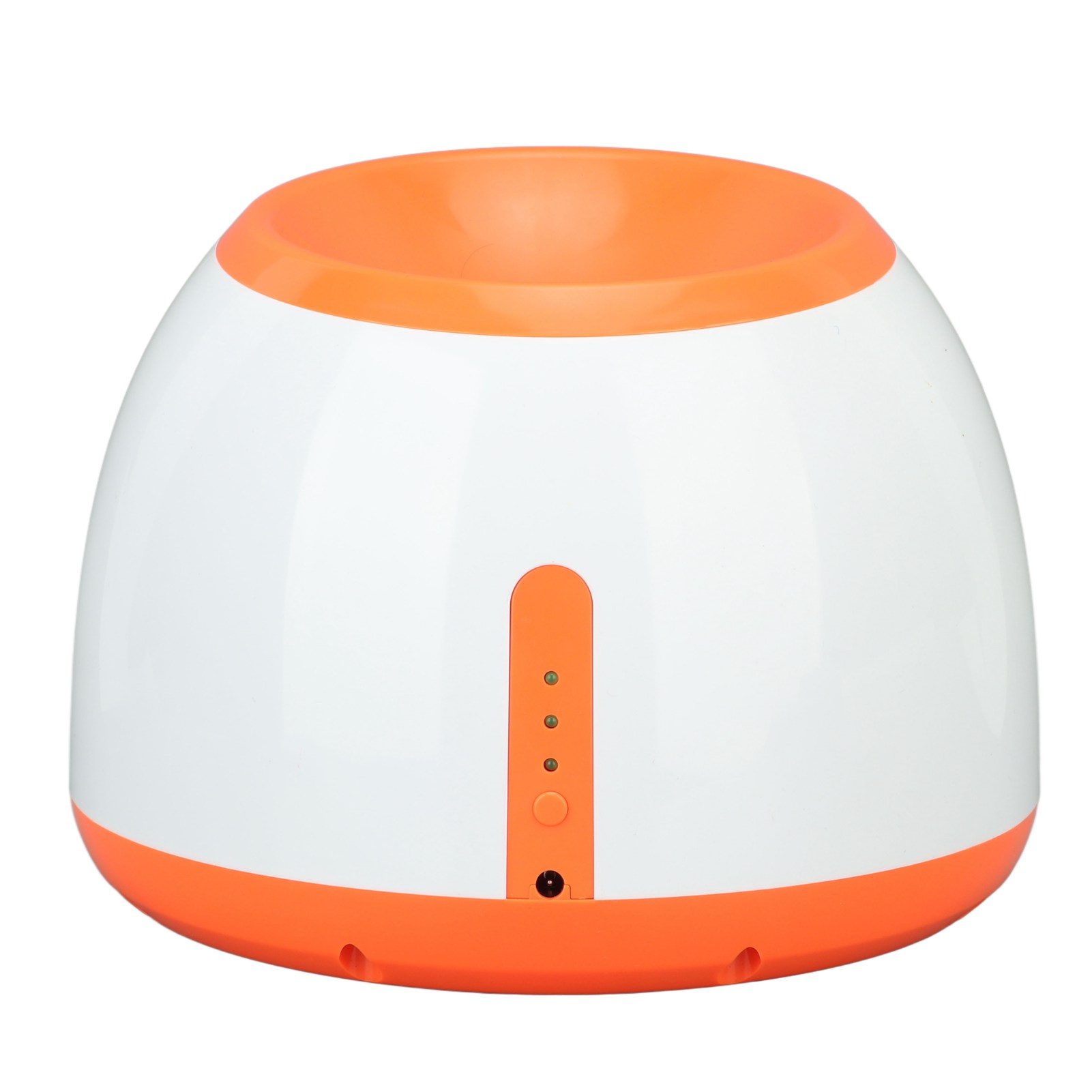 Automatic Tennis Ball Thrower Machine Interactive Adjustable Range 3 Balls Pet Fetching Machine for Puppies Dogs Orange White EU Plug 100‑240V. 