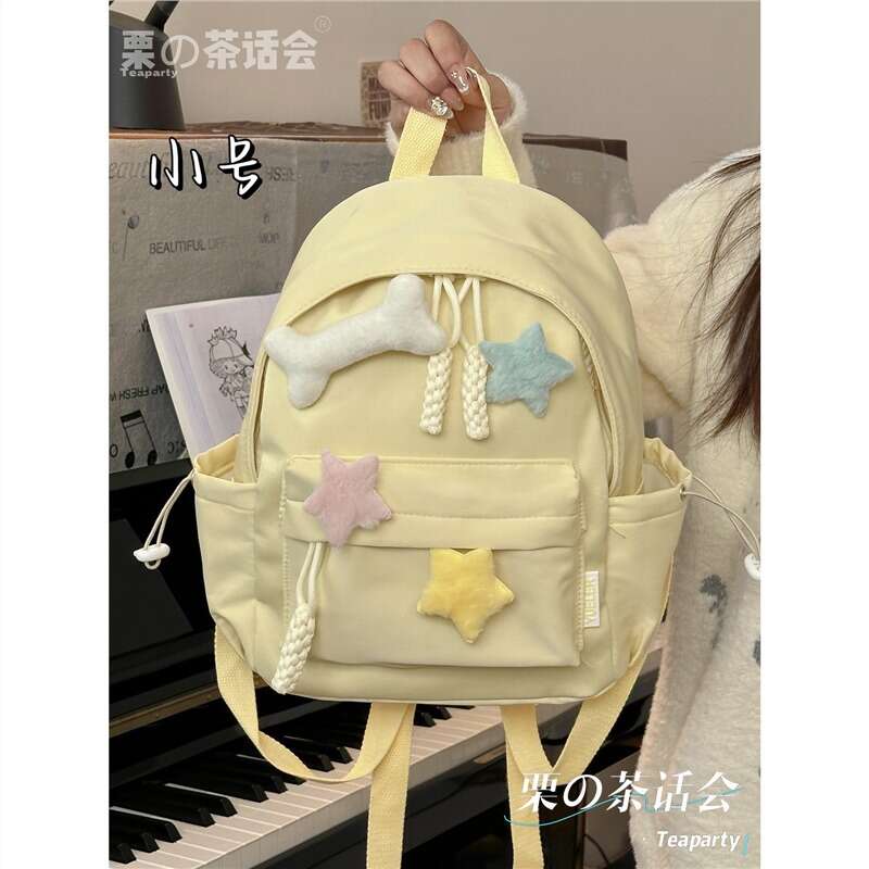 Instagram small simple and versatile, college style mini for girls, lightweight backpack. 
