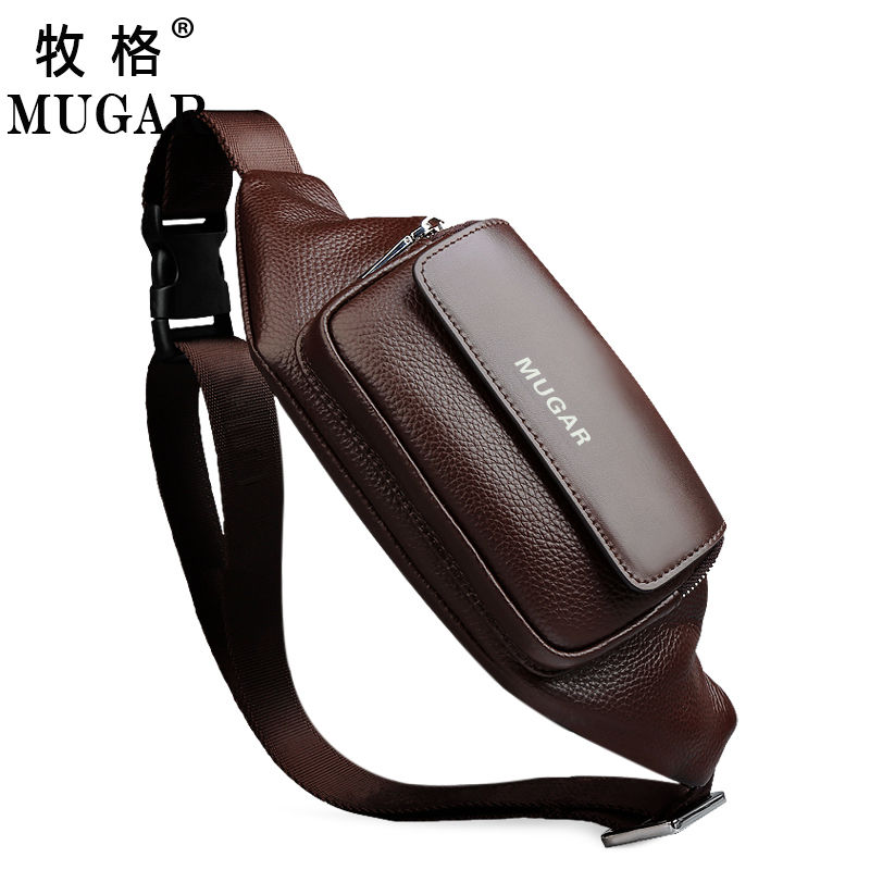 Waist Bag Men's Multi-Functional Office Shoulder Bag Large Capacity Practical Waterproof and Hard-Wearing Business Checkout Business Cell Bag Men. 