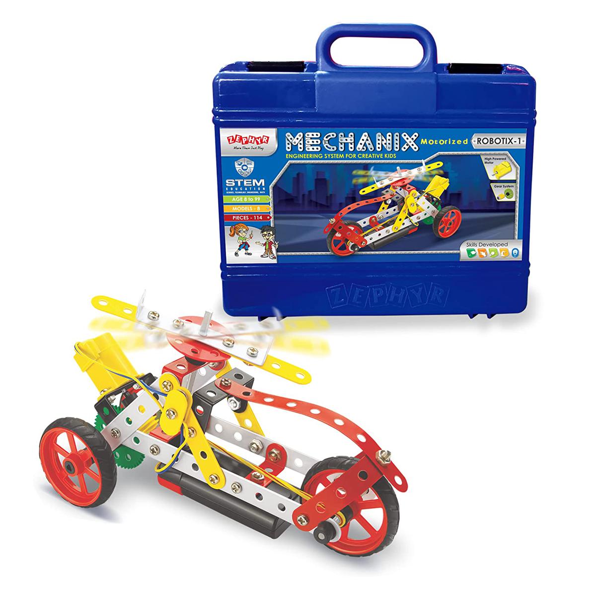Zephyr Mechanix Robotix - 1 Smart Bag block building set for kids-01068
