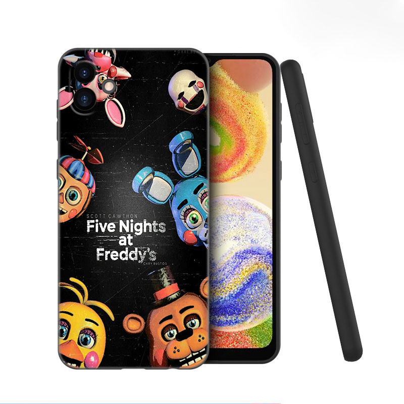 Fnaf Animatronics Phone Case For Samsung Galaxy A01 A03 Core A04 E A02 A05 A10 A20 A21 A30 A50 S A6 A8 Plus A7 2018 Black Cover. 