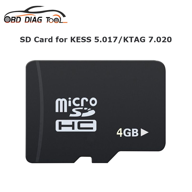 Newest SD Card for KESS V5.017/KTAG V7.020 ECU Chip Tuning Tool SD Card 4GB Files Contents Fix Damaged KESS 5.017/K-TAG 7.020. 