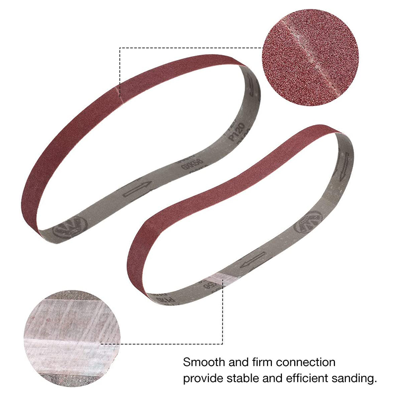 15 Pcs 1X30 Inch Alunum Oxide Sanding Belts avy Duty Sanding Belts Multirpose Abrasive Belts for Belt Sander. 